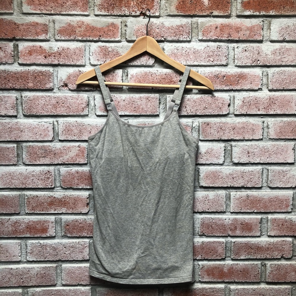 Nursing Tank— heather gray